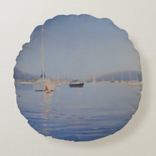 Cojín Redondo Calor 2008 del verano (Anverso)