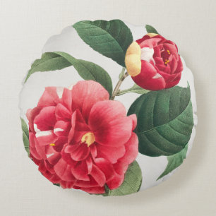 Cojín Redondo Camelia Variada, Pierre-Joseph Redouté, 1833