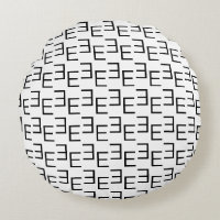 Camiseta con monograma E simétrico, geométrica min