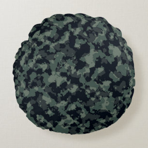Cojín Redondo Camouflage military texture