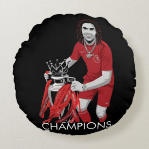Cojín Redondo Campeones de Inglaterra Arteta Arsenal