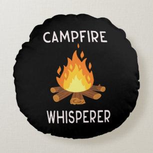 Cojín Redondo Camping - Campfire Whisperer