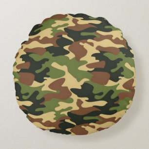 Cojín Redondo Camuflaje 1