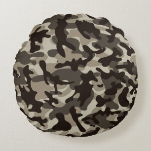 Cojín Redondo Camuflaje de barrio cercano