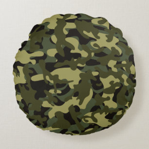 Cojín Redondo Camuflaje de primavera europeo