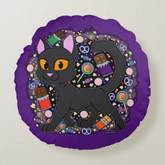 Cojín Redondo Candy Cat