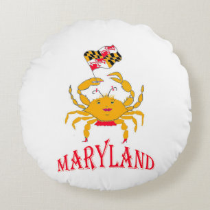 Cojín Redondo Cangrejo de cerezo en Maryland, Estados Unidos