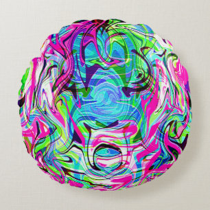 Cojín Redondo Caos de primavera.....