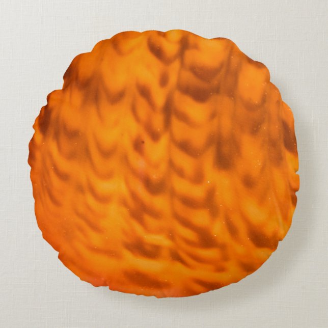 Cojín Redondo Capa de agua de mar (Anverso)