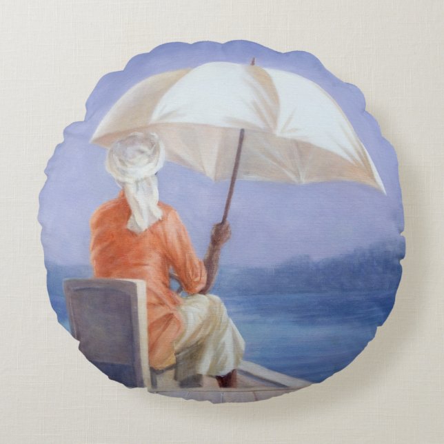 Cojín Redondo Capitán de Kerala (Anverso)