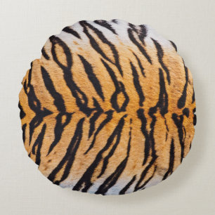 Cojín Redondo Captura de pantalla del verdadero tigre indochino 