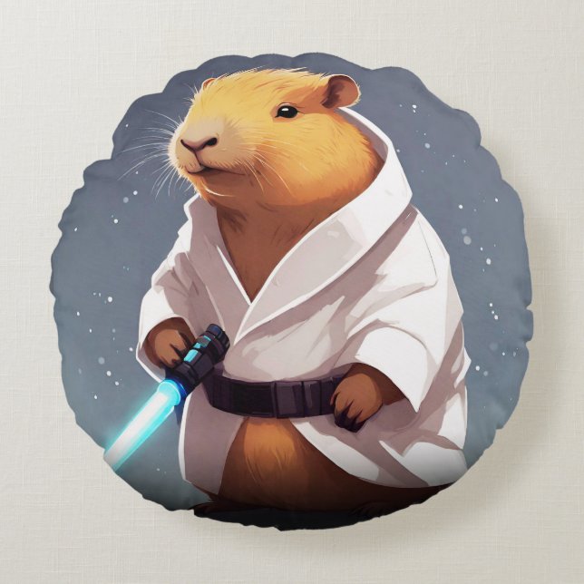 Cojín Redondo Capybara J (Anverso)