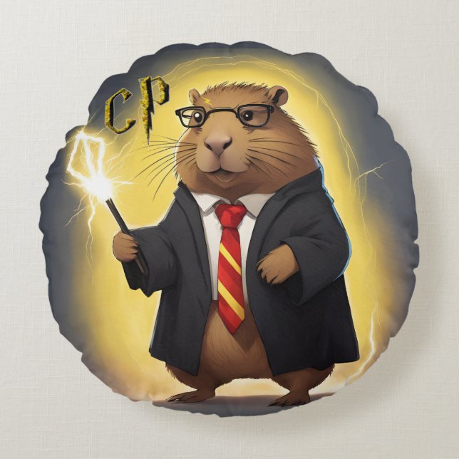 Cojín Redondo Capybara P (Anverso)