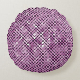 Cojín Redondo Carbono de fondo de ilustracion con un marco de di