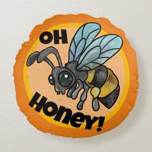 Cojín Redondo ¡Cariño! Cute Bee