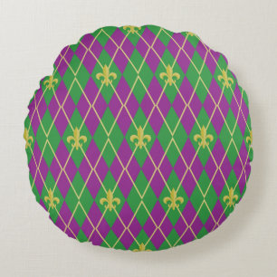 Cojín Redondo Carnaval Argyle Round Pillow