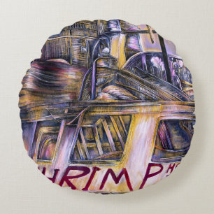 Cojín Redondo Carne de misterio originada en el agua