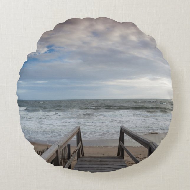 Cojín Redondo Carolina del Norte, Bancos Exteriores Mar Nacional (Anverso)