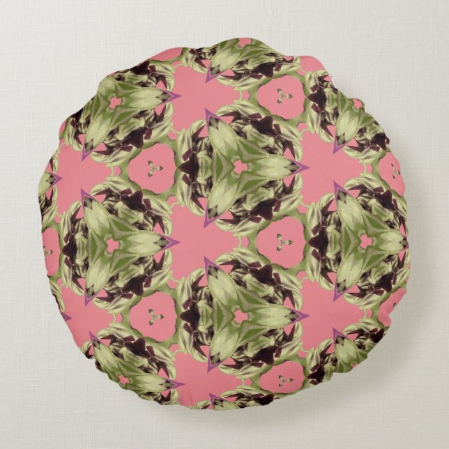 Cojín Redondo Carrera Kaleidoscope (Reverso)