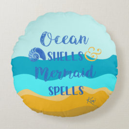 Cojín Redondo Cáscaras oceánicas y espeleología de sirenas
