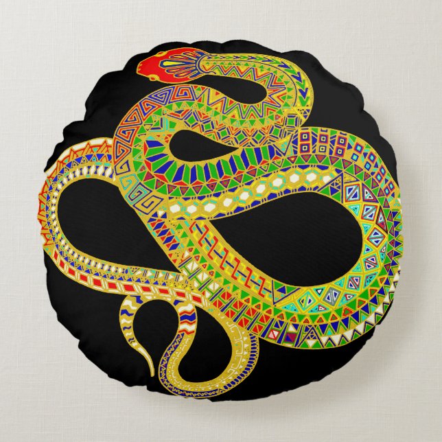 Cojín Redondo Cáspita del Suroeste (Anverso)