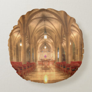 Cojín Redondo Catedral Nacional de Washington Capilla de Belén