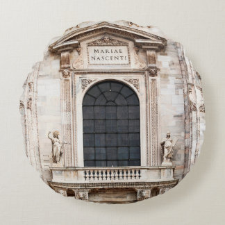 Cojín Redondo Cathedral church of Milan. Beautiful Italian templ