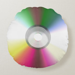 Cojín Redondo CD de disco compacto, DVD