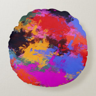 Cojín Redondo Cebra pintada