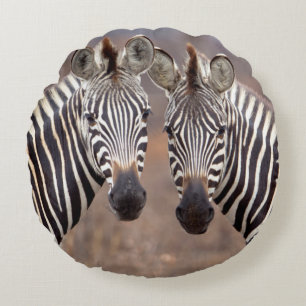 Cojín Redondo Cebras llanas, parque nacional de Kruger