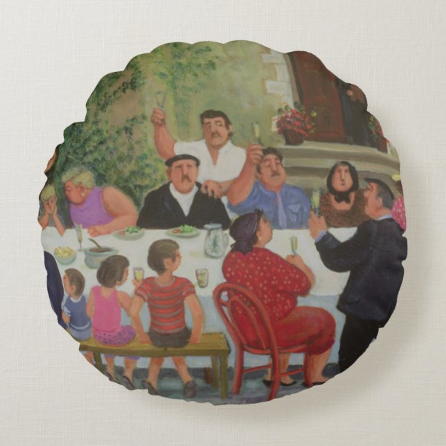 Cojín Redondo Celebración (Anverso)