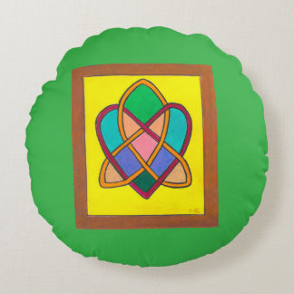 Cojín Redondo Celtic Love Knot round cushion