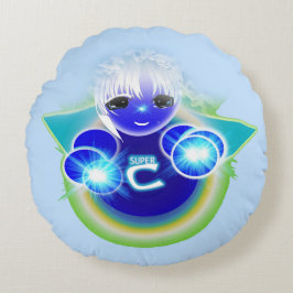 Cojín Redondo Celu estupendo, la cura y muñeca de la salud para