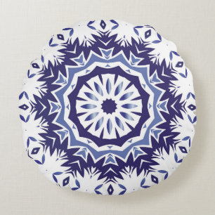 Cojín Redondo Cerámica de azulejo ornamental portugués. Des míni