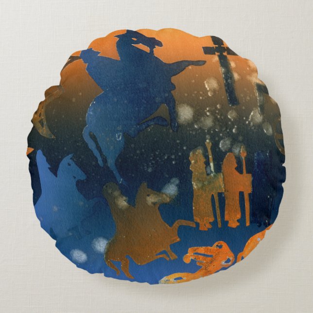 Cojín Redondo Ceremonia picta (Anverso)