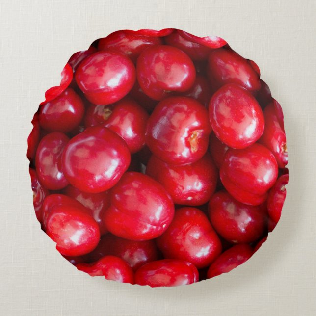 Cojín Redondo Cereza dulce (Anverso)
