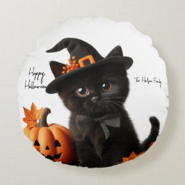 Cojín Redondo Chalot halloween Citrouille Family