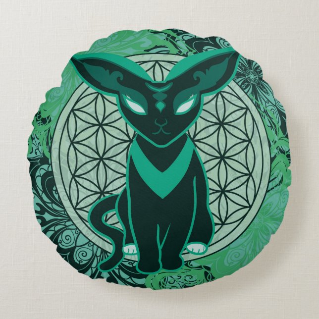 Cojín Redondo Chamalion Verpy (Anverso)