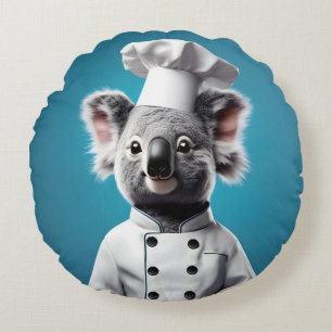 Cojín Redondo Chef Koala