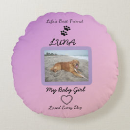 Cojín Redondo Cherished Companion Modern Pet