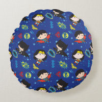 Chibi Wonder Woman, Superman y Batman Pattern