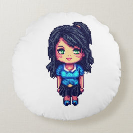 Cojín Redondo Chica de corte