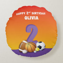 Chica de nombre personalizado Bolas deportivas de 