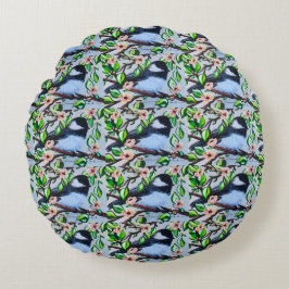Cojín Redondo Chickadee Pouf Pillow