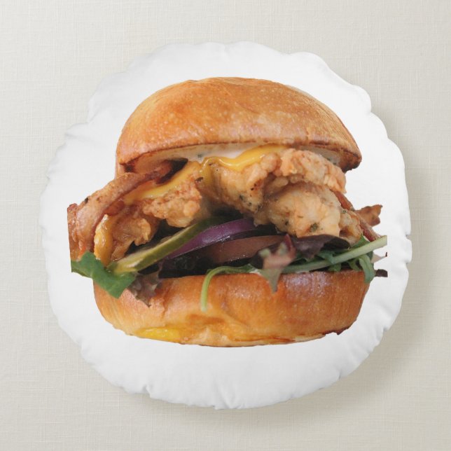 Cojín Redondo Chicken Sandwich Pillow (Anverso)