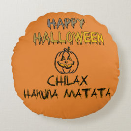 Cojín Redondo Chill and Relax Happy Halloween Collection