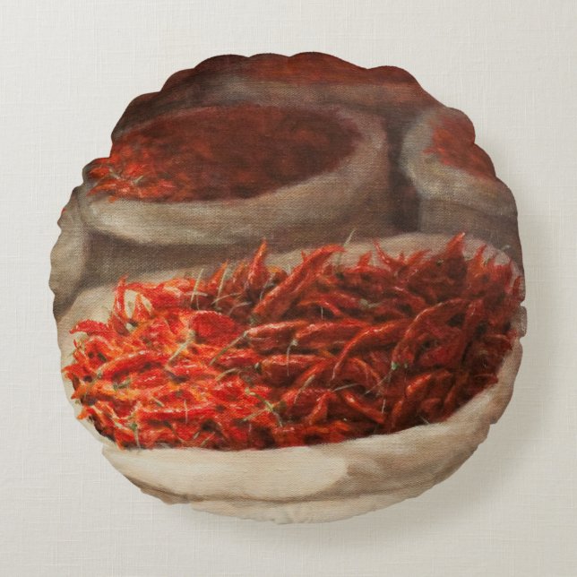 Cojín Redondo Chillis 2010 (Anverso)