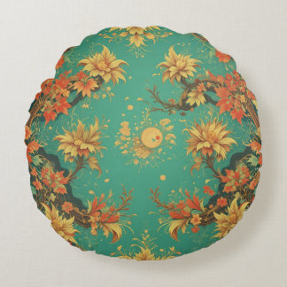 Cojín Redondo chinese background round pillow
