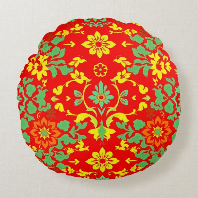Cojín Redondo chinese pattern pillow (Anverso)