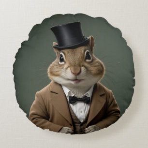Cojín Redondo Chipmunk victoriano